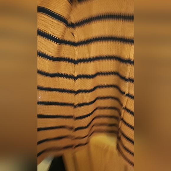 Genuine Volcom Women’s Cardigan Sweater Left Loosey Wrap Love A Lefty Stripe - Picture 5 of 13